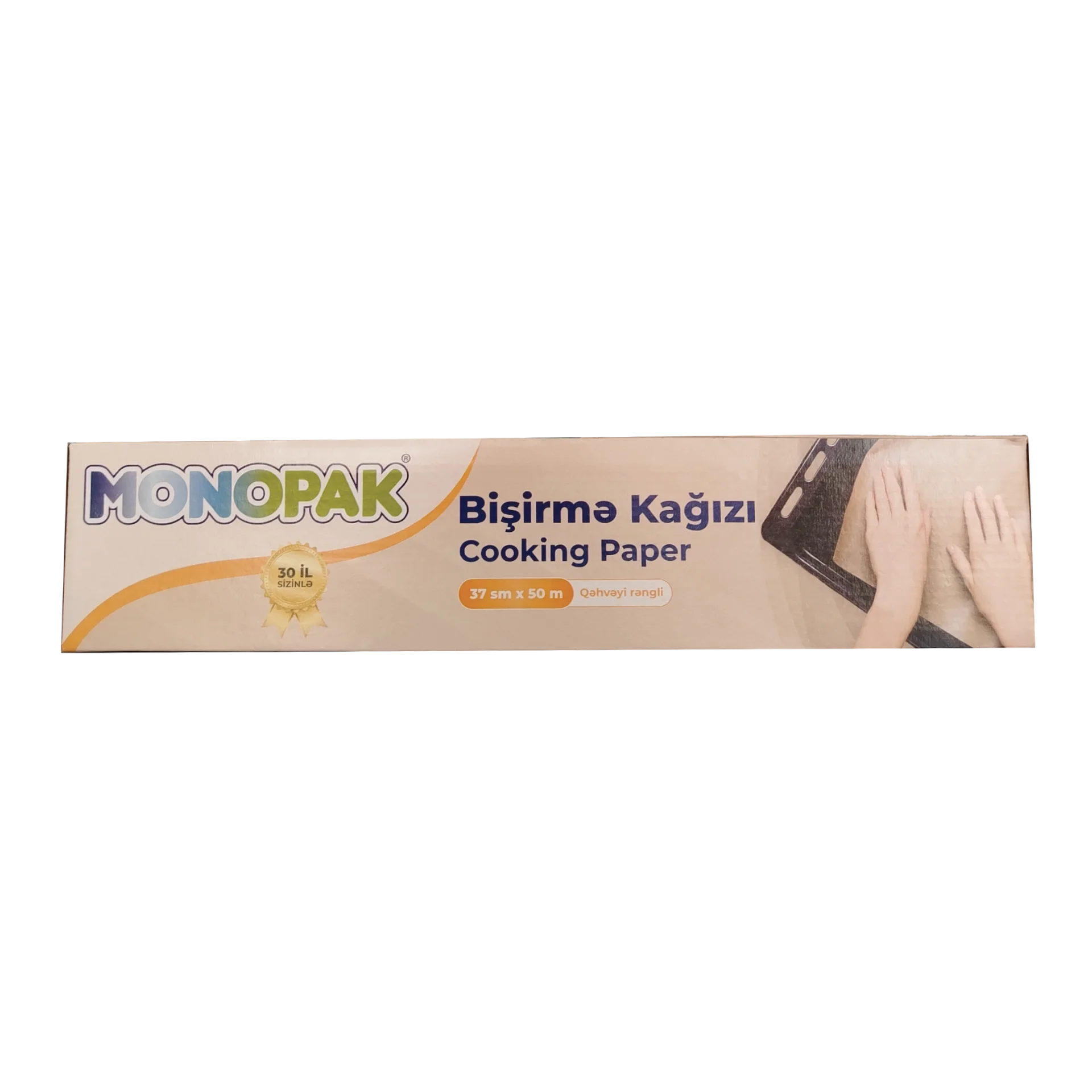 Bisirme Kagizi Monopak 37cm 50mt Qehveyi