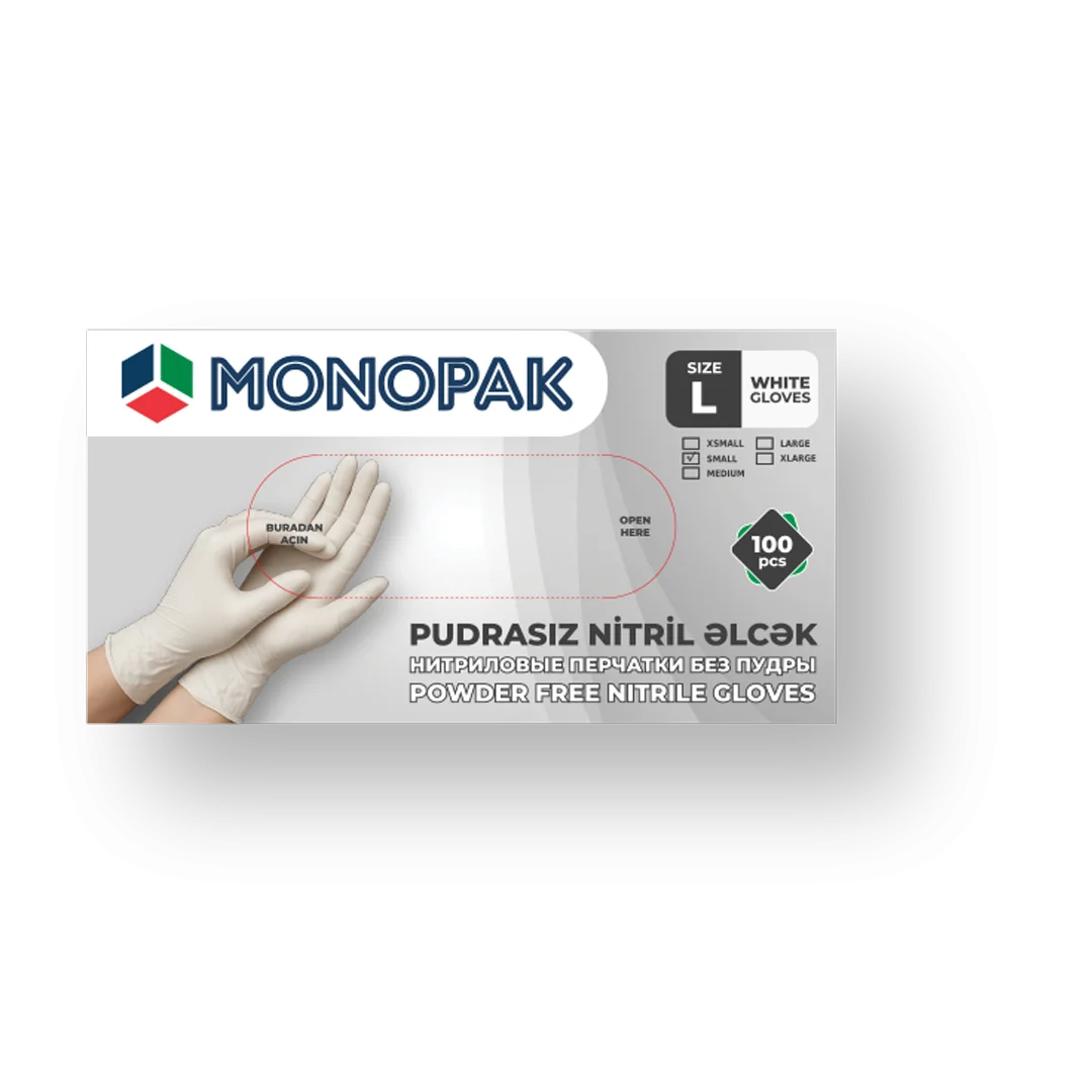 Nitril Pudrasiz Monopak Elcek Ag L