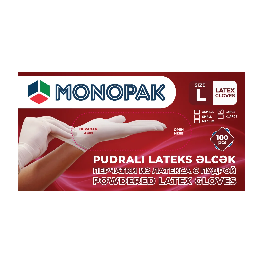 MONOPAK LATEX PUDRALI elcek L