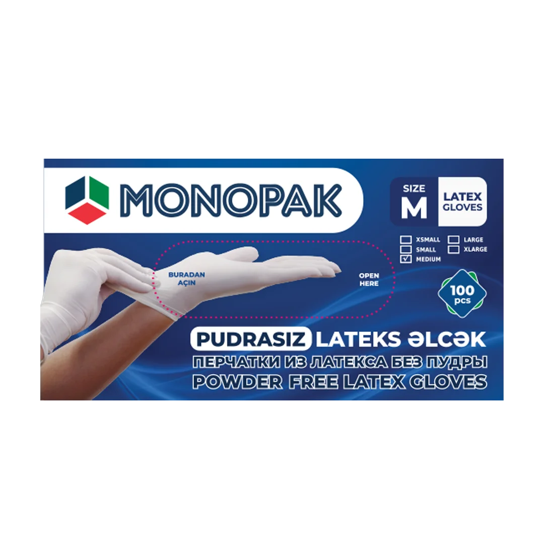 LATEX PUDRASIZ MONOPAK elcek  M