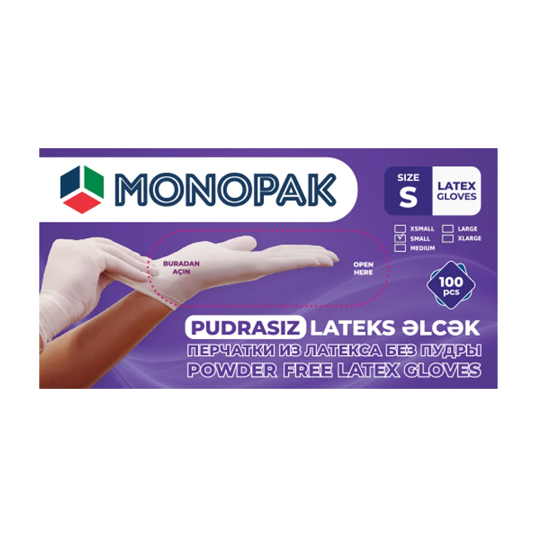 LATEX PUDRASIZ MONOPAK elcek  S