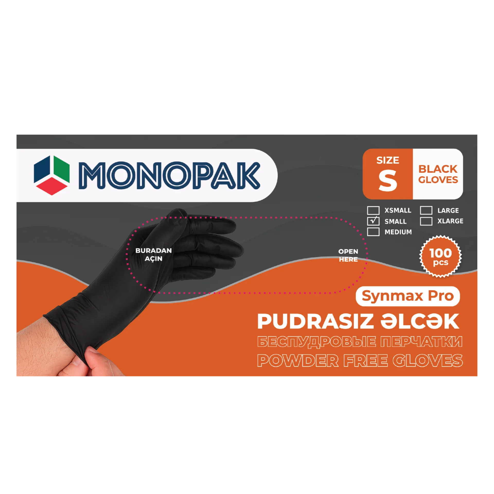 VINIL Pudrasiz Qara Elcek SYNMAX PRO S
